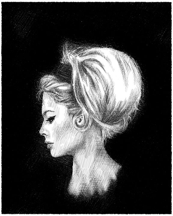 #18. Cross-Hatching Brigid Badot.16 x 20