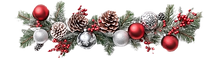 christmas-garland-with-fir-branches-red-and-silver-baubles-pine-cones-and-other-ornaments-