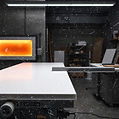 Solid surface countertop slab