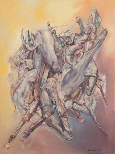 Relations II — painting by Igor Bogojević