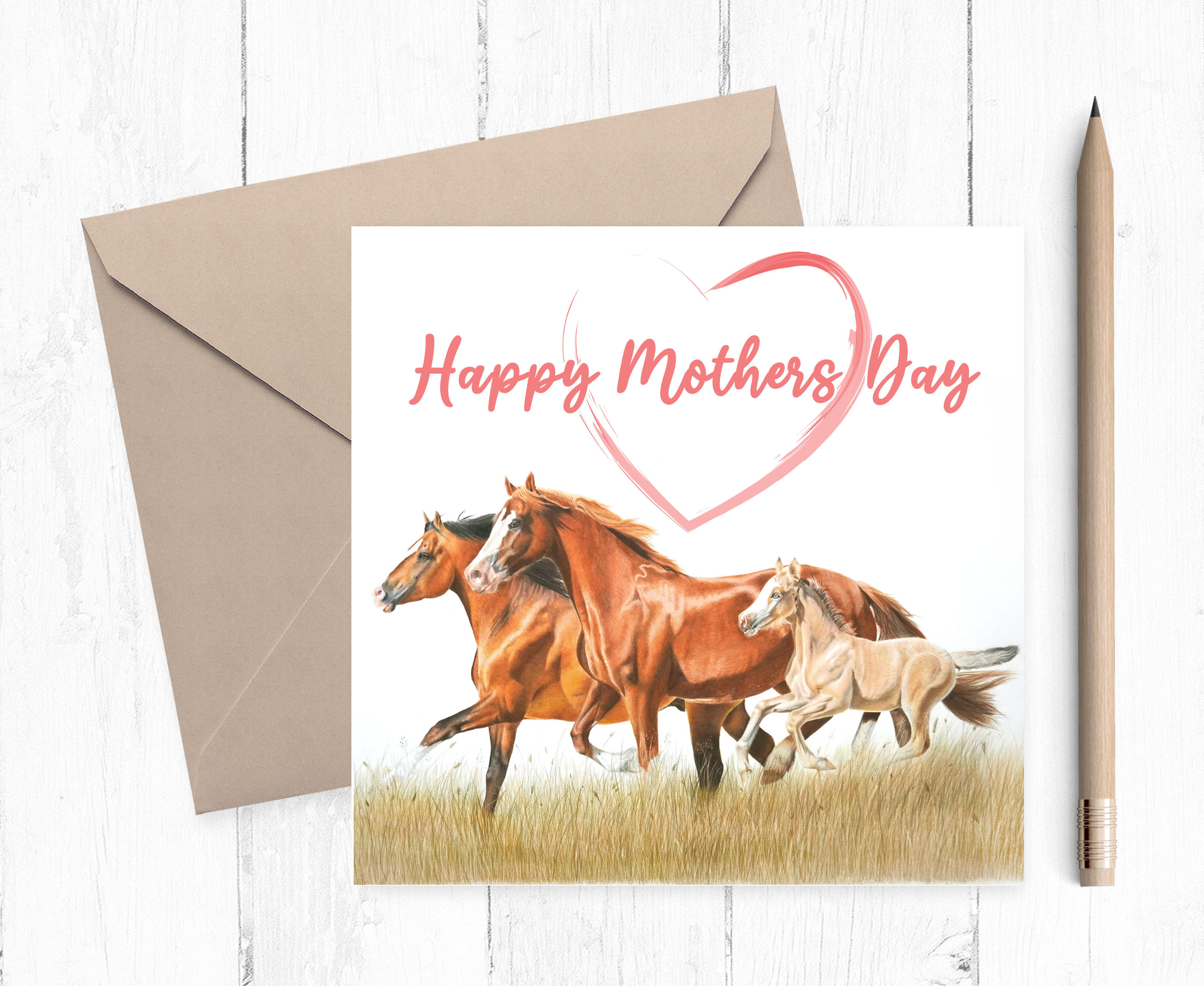 Family Day Out / Mothers Day / Greetings Card