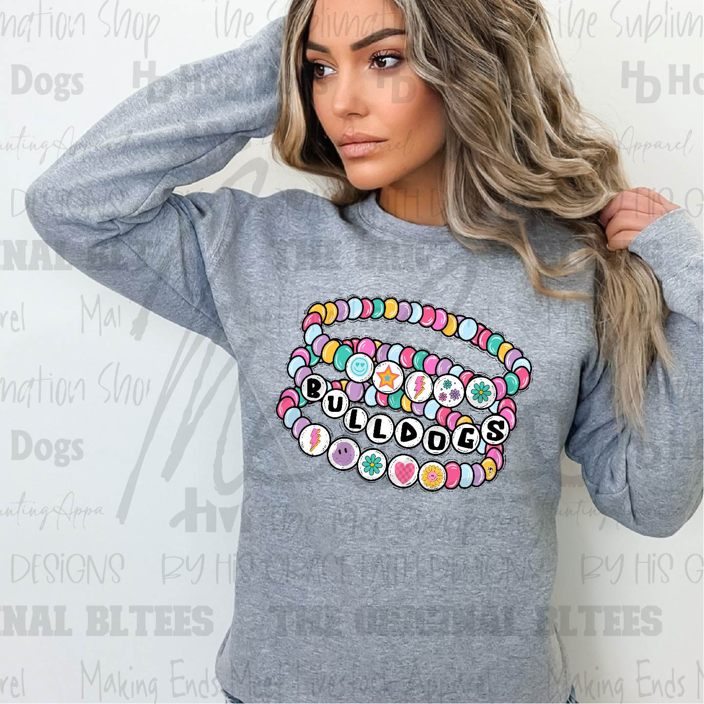 Bulldogs Pastel Friendship Bracelet