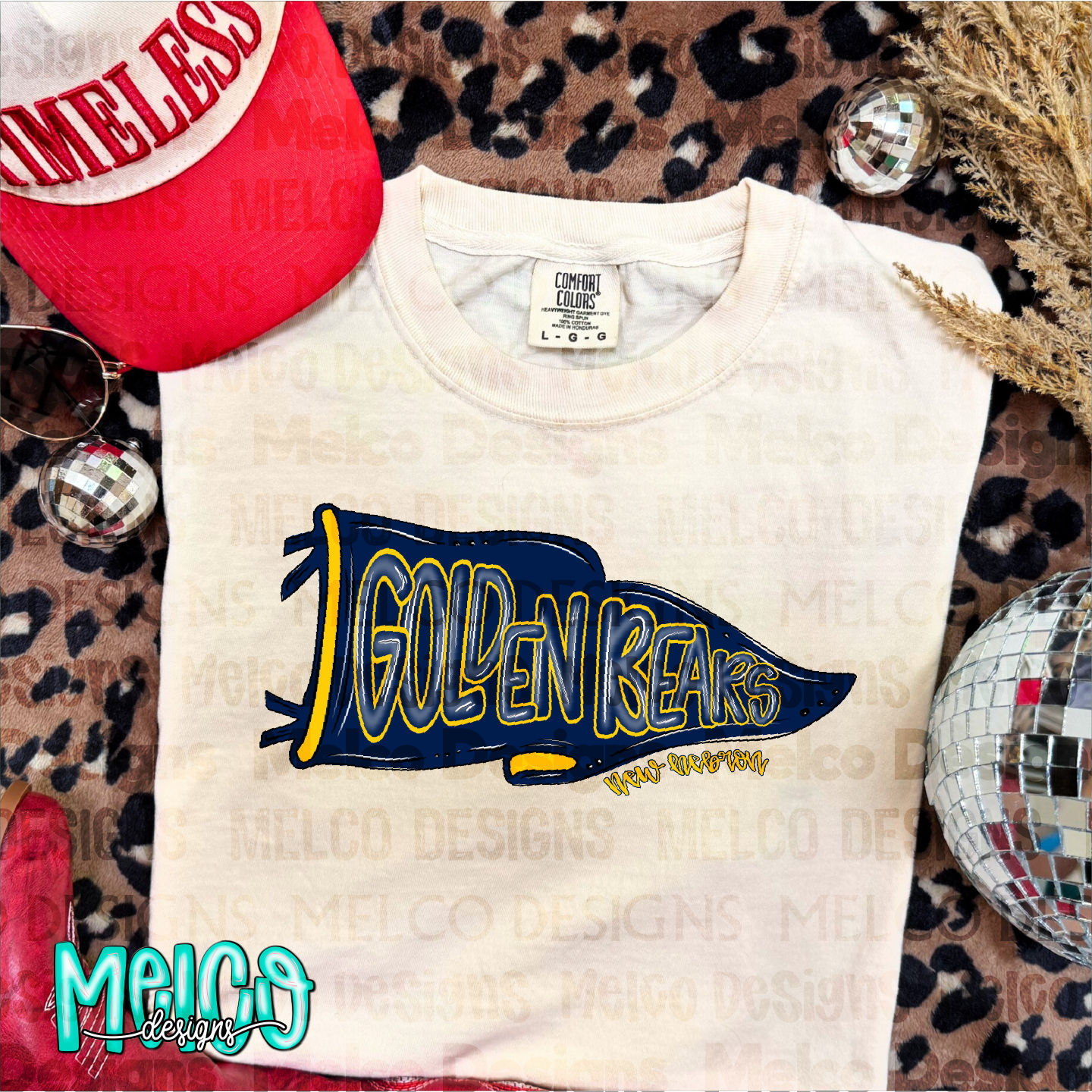 New Hebron Golden Bears {Design 2545}