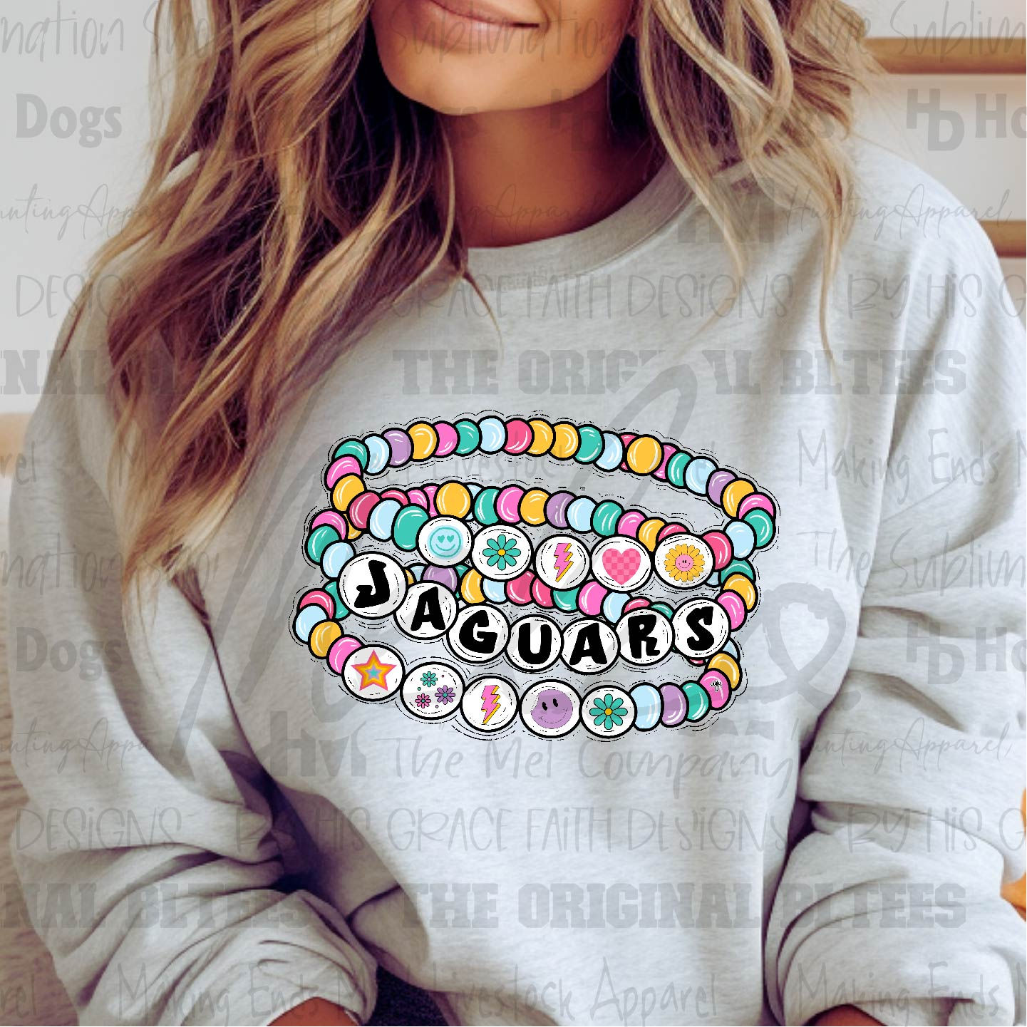 Jaguars Pastel Friendship Bracelet