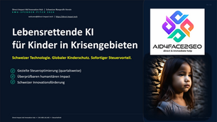 Aid4Face2Geo - Pitch Deck - KMU Spenden