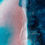 Thumbnail: round abstract resin ocean painting blue turquoise pink