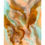 Thumbnail: rectangular abstract aerial ocean artwork in light blue and rusty brown colours