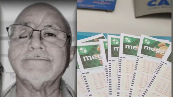 Homem morre 25 dias após ganhar R$ 201 milhões na Mega-Sena