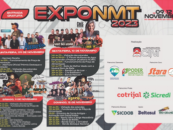 É amanhã! ExpoNMT 2023 vem aí