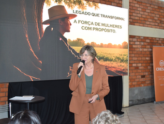 Teodora Lütkemeyer representa Não-Me-Toque em evento que reúne 135 mulheres do agro gaúcho