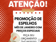 Janeiro tem promoção especial de espelhos na Koch Esquadrias em Não-Me-Toque