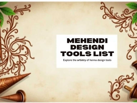 Mehendi design tools list