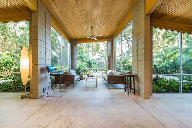 Serene Mid-Century Renovation, Venice Florida