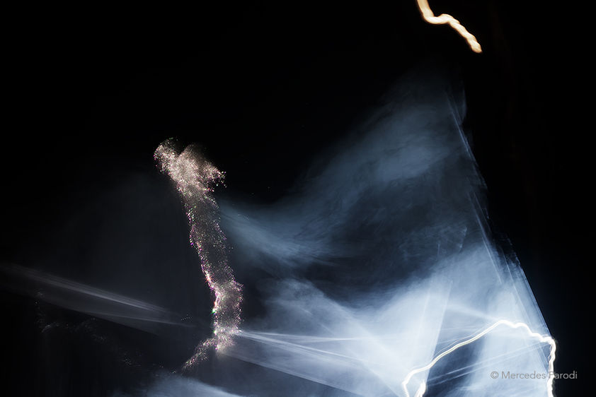 Photons in humanoid form.