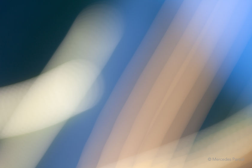 Abstract laser coloured image of light.