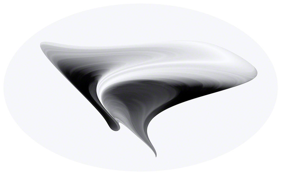An automatism photographic sculpture of water and light.