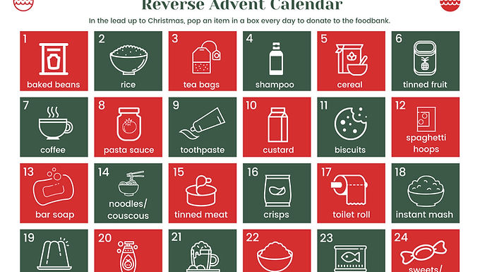Reverse Advent Calendar