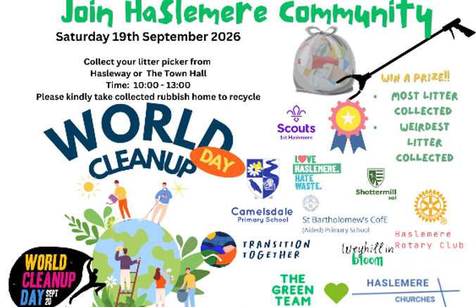 Join local organisations in the big Haslemere clean up