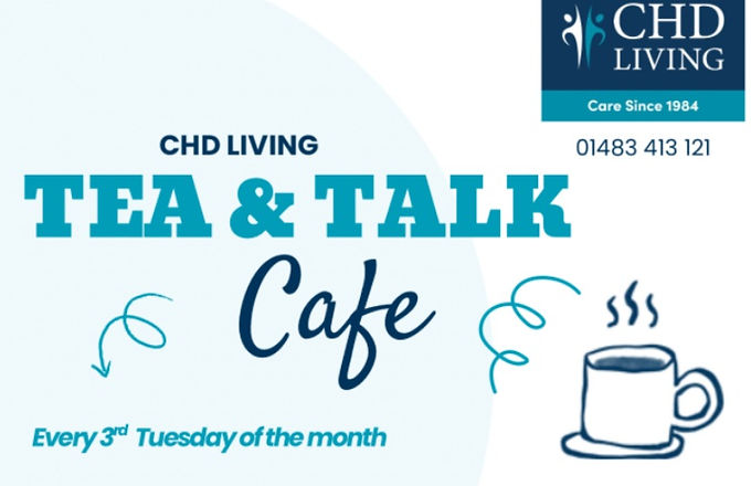 Tea & Talk Cafe takes place every third Thursday of the month in Haslemere