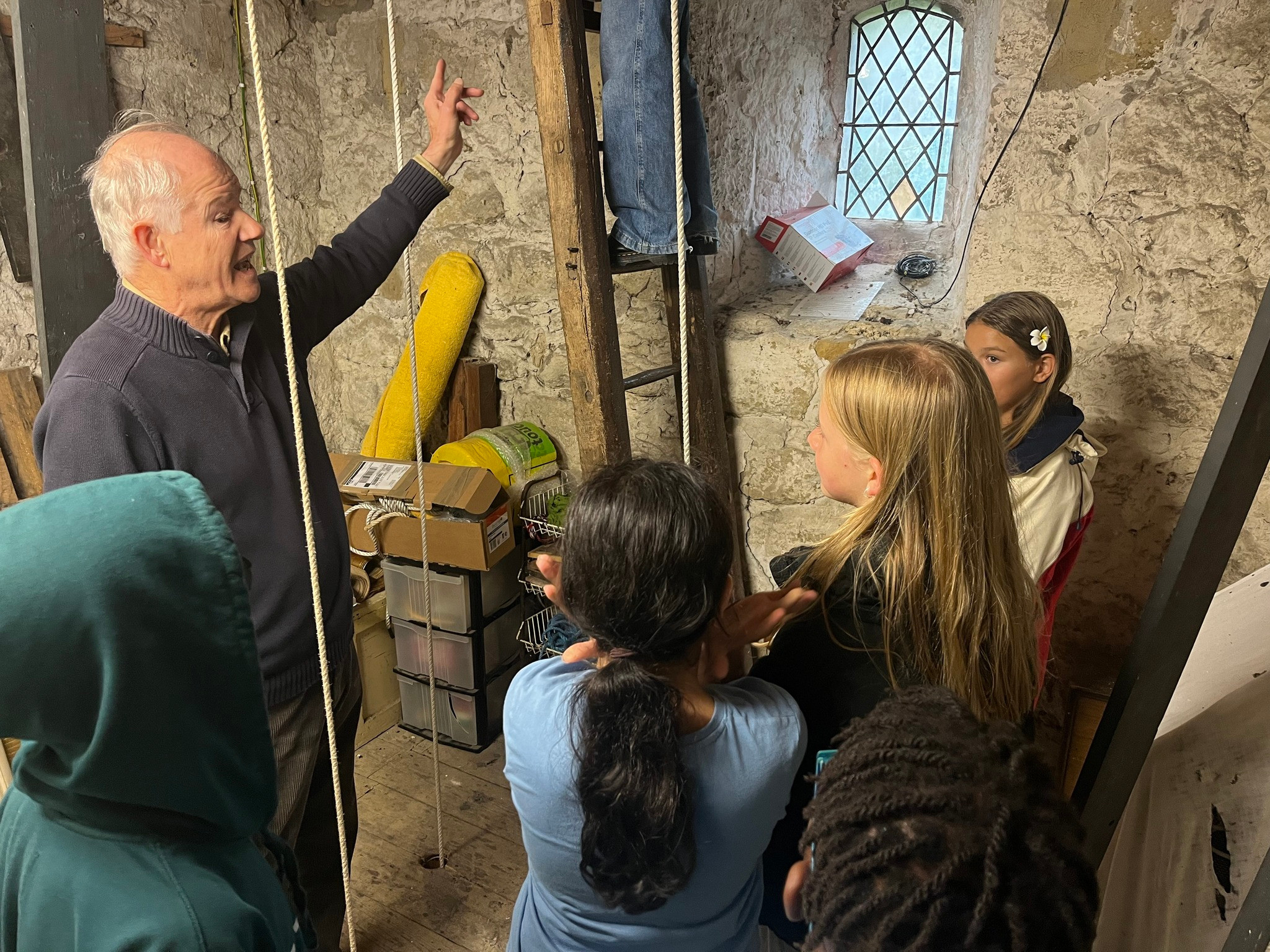 Bellringing Demo at St. Bart's | This is Haslemere