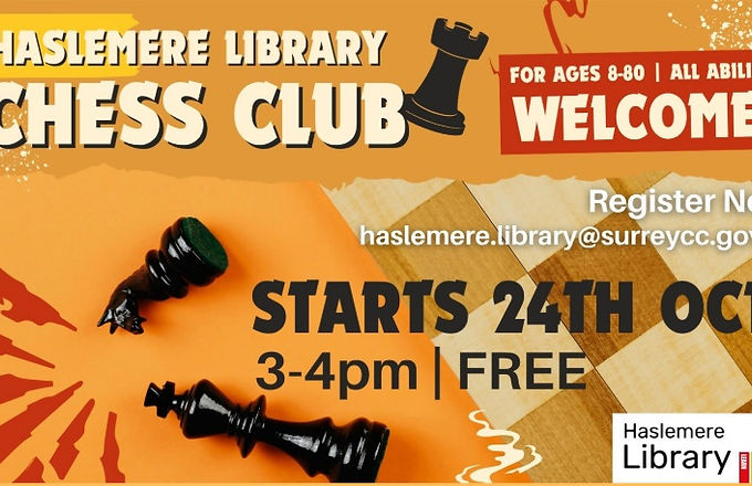 Haslemere Library launches a new monthly chess club in Haslemere