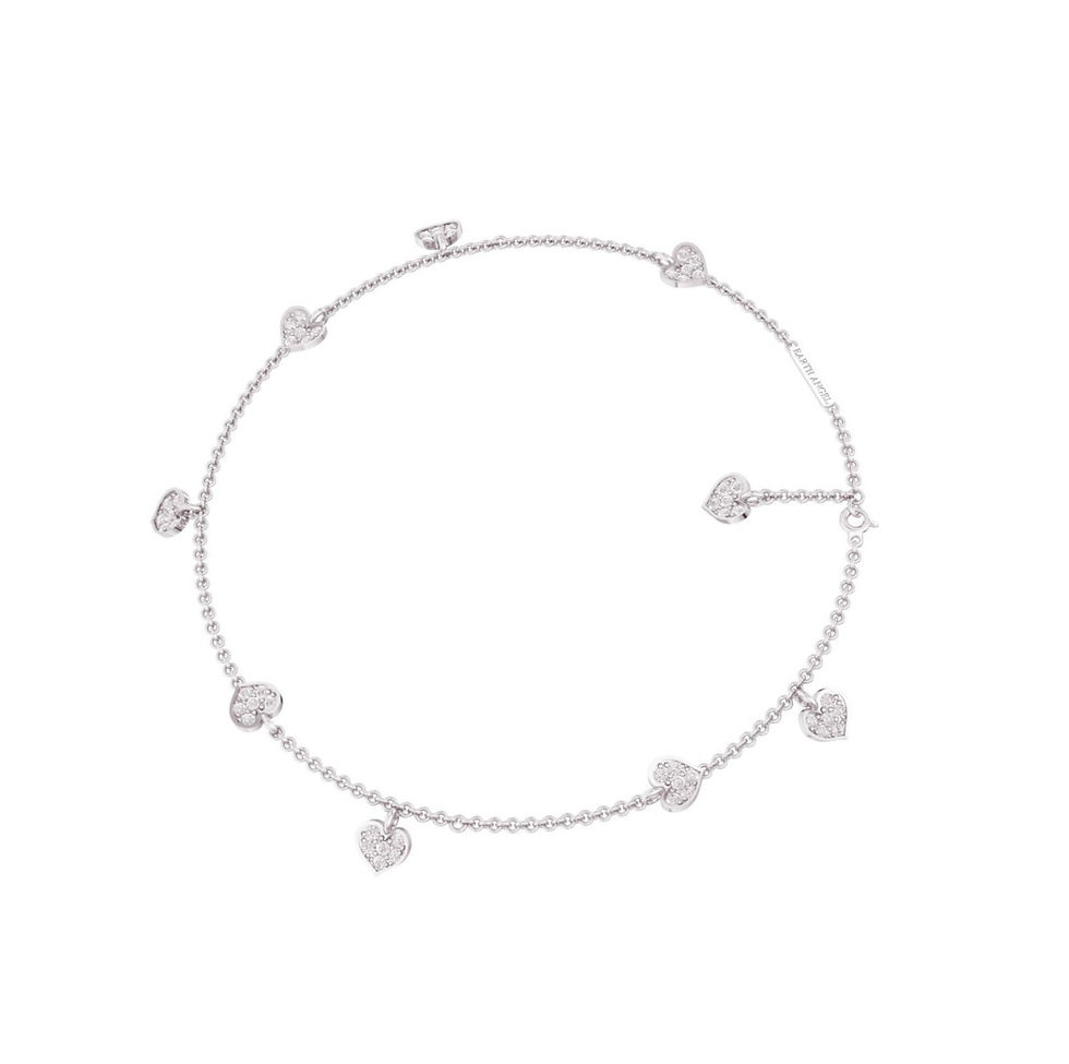 Miniature : BLOOMTINE | Mini 'Choose Love' Heart Bracelet In Sterling Silver | The Perfect Gift For Her