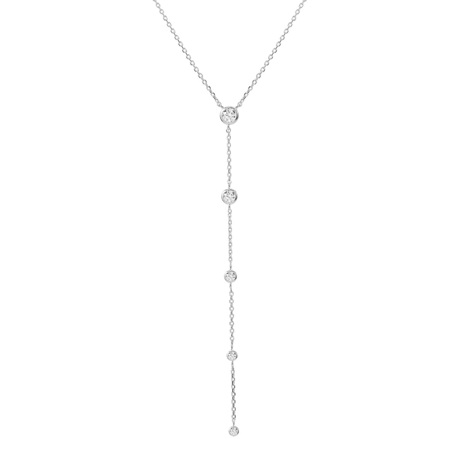 BLOOMTINE | Illuminess™ Sterling Silver Sparkle Lariat (Neck Chain) | The Perfect Gift For a Goddess