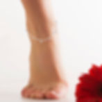 BLOOMTINE | Illuminess™ Sterling Silver Goddess Water Droplet Anklet | The Perfect Gift | Highly Rated Jewellery