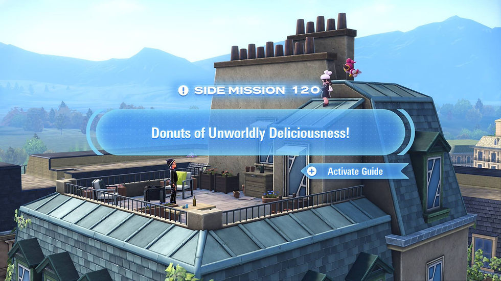 Pokemon Legends: Z-A Mega Dimensions DLC Guide - "Side Mission 120 - Donuts of Unworldly Deliciousness"