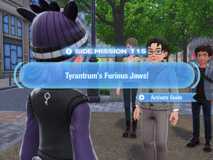 Pokemon Legends: Z-A Guide "Side Mission 115 - Tyrantrum's Furious Jaws!"