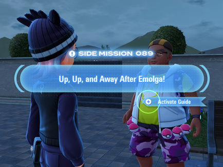 Pokemon Legends: Z-A Guide "Side Mission 089 - Up, Up, and Away After Emolga"