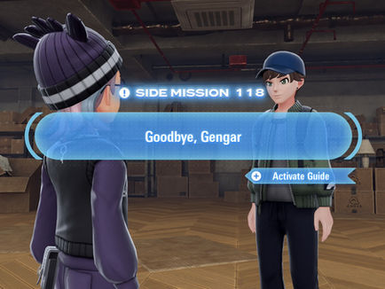 Pokemon Legends: Z-A Guide "Side Mission 118 - Goodbye, Gengar"