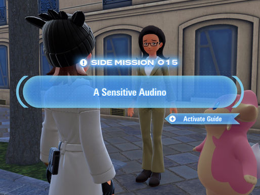 Pokemon Legends: Z-A Guide "Side Mission 015 - A Sensative Audino"