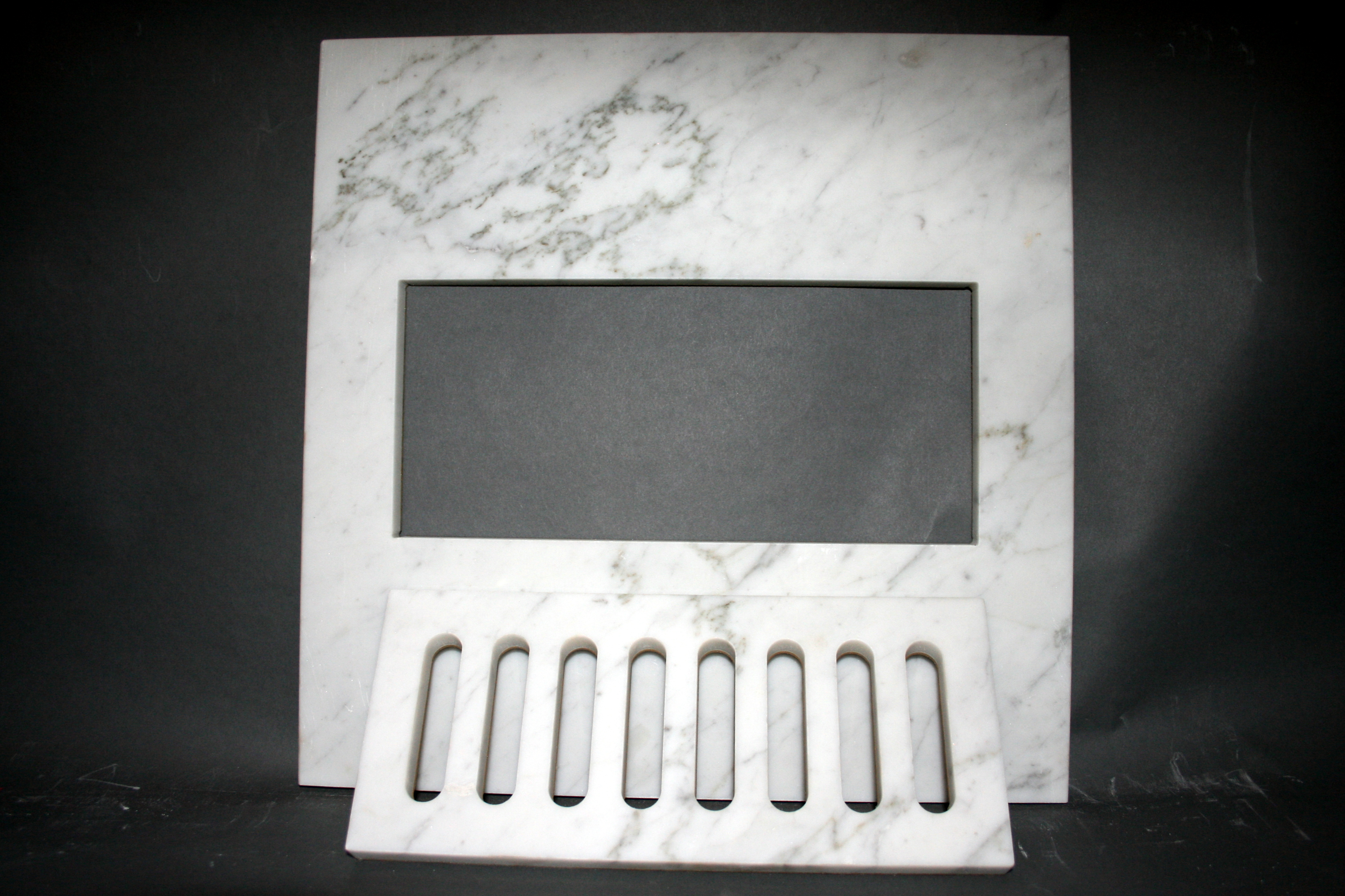 Carrara Marble Heating Grate