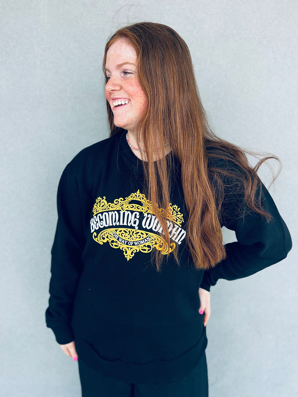 Becoming Woman Logo Sweatshirt
