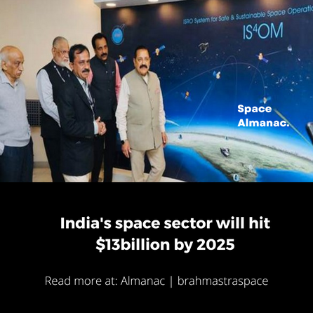 India's space sector will hit $13billion by 2025