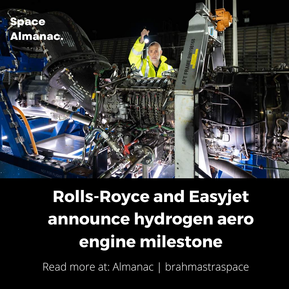 Rolls-Royce and Easyjet announce hydrogen aero engine milestone
