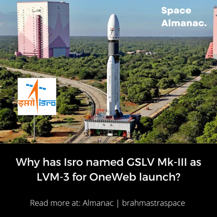 Why has ISRO named GSLV Mk-III as LVM-3 for OneWeb launch?