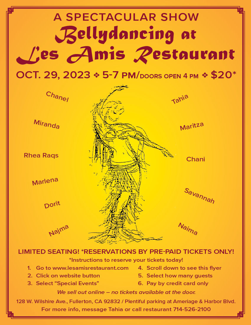 Belly Dancing Show at Les Amis