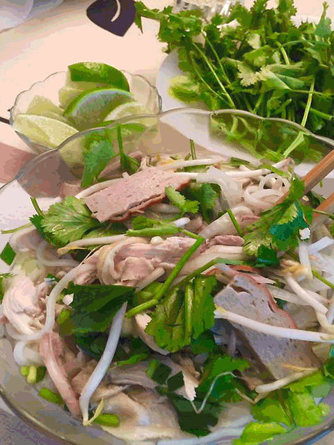 Soupe Phở au poulet - Phở gà