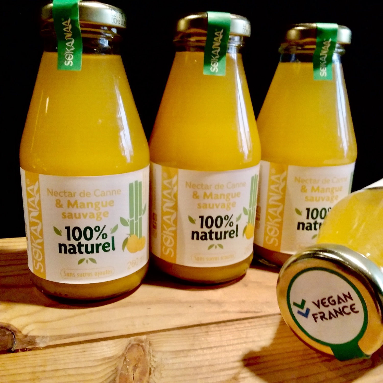 Nectar de canne à sucre et Mangue sauvage - 260 ml - Lot de 3 bouteilles