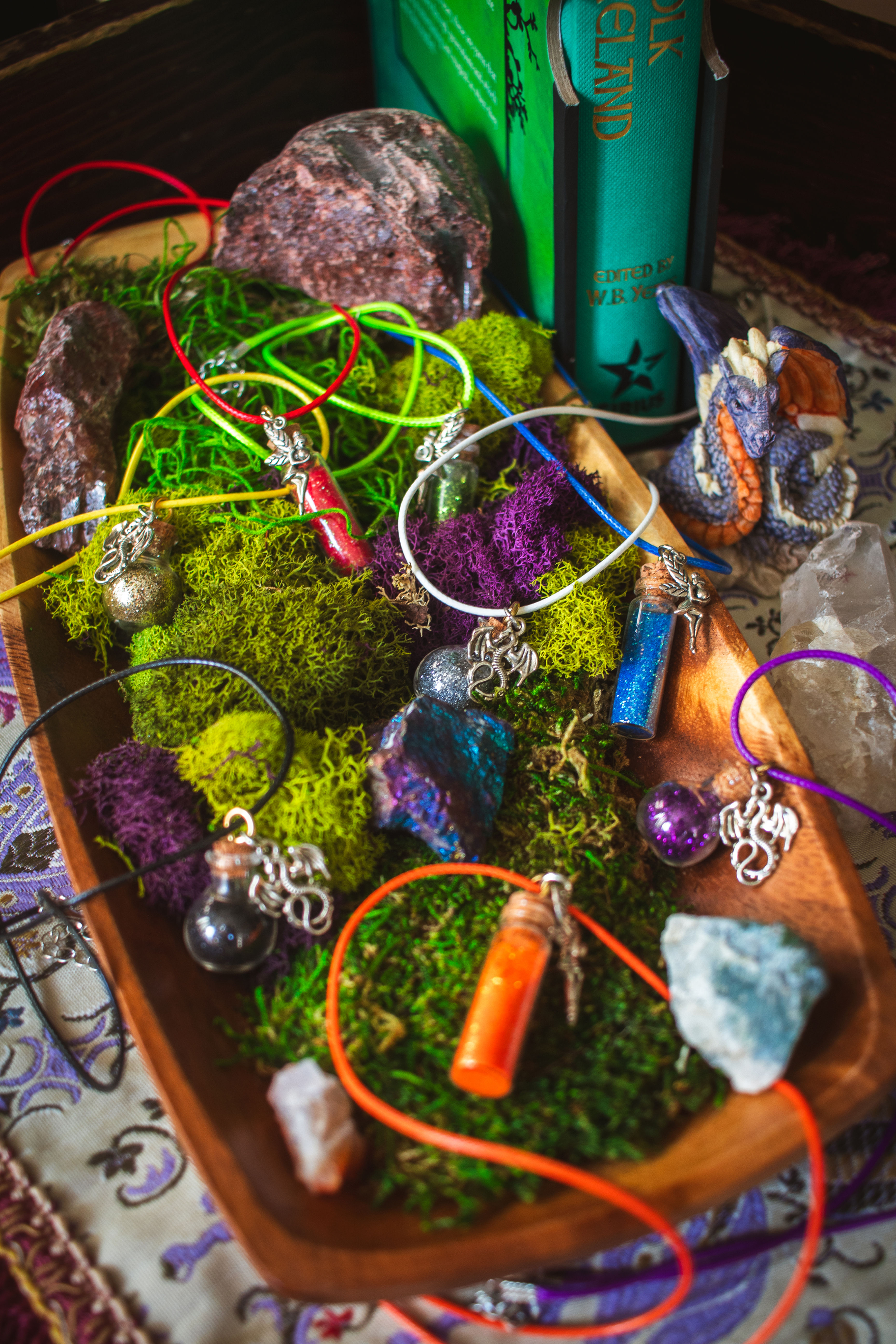 Fairy Dust + Dragons Breath Necklaces