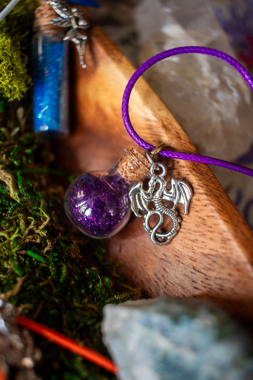 Thumbnail: Fairy Dust + Dragons Breath Necklaces