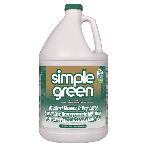 Simple Green Industrial Cleaner and Degreaser, Concentrated, 1 gal Bottle