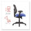 Thumbnail: Alera Elusion Series Mesh Mid-Back Swivel/Tilt Chair, Up to 275 lb, Navy Seat