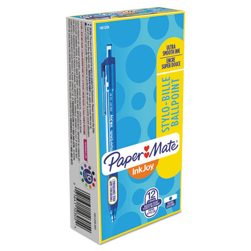 Paper Mate InkJoy 300 RT Ballpoint Pen, Retractable, Medium 1 mm, Blue Ink