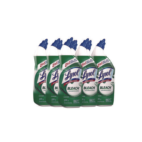 Lysol Disinfectant Toilet Bowl Cleaner with Bleach, 24 oz, 9/Carton