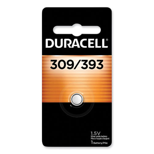 Duracell Button Cell Battery, 309/393, 1.5 V