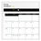 Thumbnail: AT-A-GLANCE Compact Desk Pad, 18 x 11, White Sheets, 12-Month: 2025
