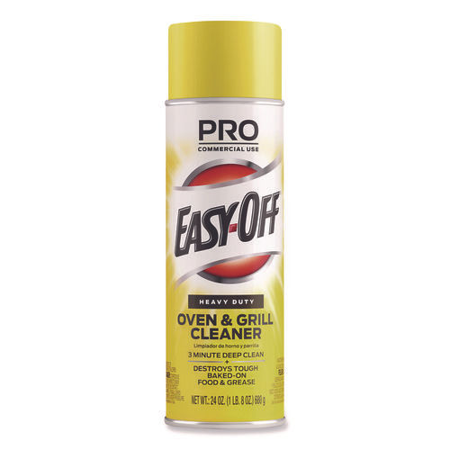 Professional EASY OFF Oven and Grill Cleaner, Unscented, 24 oz Aerosol Spray